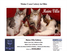 Tablet Screenshot of mainevilla.com