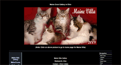 Desktop Screenshot of mainecoonsohio.mainevilla.com